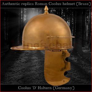 Authentic replica "Coolus 'D' Haltern" helmet  (brass) Cheap Sale View