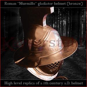 High level replica - Murmillo helmet (bronze) For Nice Online