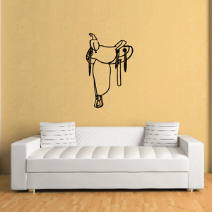 Trail Horse Saddle Decal Sale Cheap Pice