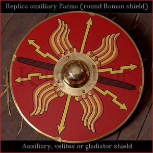 Authentic replica - Auxiliary Parma (round Roman shield) Grey Outlet Store Online