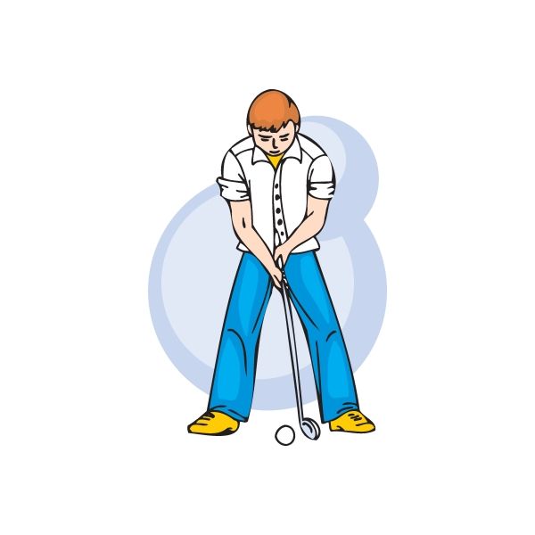 Golfing Wall Decal - Vinyl Sticker - Car Sticker - Die Cut Sticker - DC 009 Big Discount Online