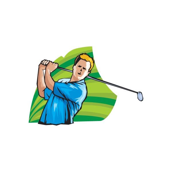 Golfing Wall Decal - Vinyl Sticker - Car Sticker - Die Cut Sticker - DC 002 Buy Cheap Big Discount