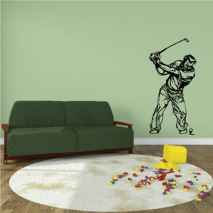 Golfer Wall Decal - Vinyl Decal - Car Decal - CDS076 Cheap Lowest Pice