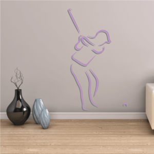 Golfer Wall Decal - Vinyl Sticker - Car Sticker - Die Cut Sticker - CDSCOLOR012 Buy Cheap Wholesale Pice