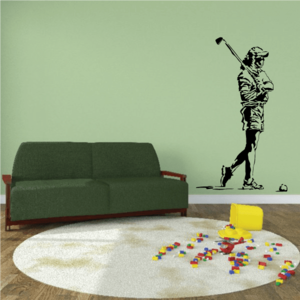 Golfer Wall Decal - Vinyl Decal - Car Decal - CDS096 High Quality Cheap Pice