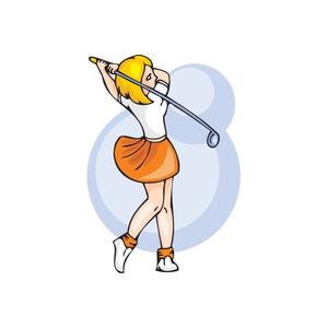 Golfing Wall Decal - Vinyl Sticker - Car Sticker - Die Cut Sticker - DC 008 Best Pices For Sale