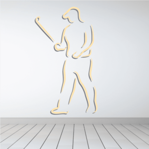 Golfer Wall Decal - Vinyl Sticker - Car Sticker - Die Cut Sticker - CDSCOLOR041 Enjoy Cheap Pice