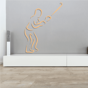 Golfer Wall Decal - Vinyl Sticker - Car Sticker - Die Cut Sticker - CDSCOLOR025 Wiki Cheap Pice