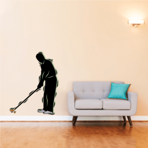 Golfer Wall Decal - Vinyl Sticker - Car Sticker - Die Cut Sticker - CDSCOLOR078 Online Sale
