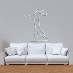 Golfer Wall Decal - Vinyl Sticker - Car Sticker - Die Cut Sticker - CDSCOLOR043 Cheap 2025 Newest