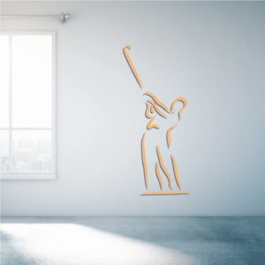 Golfer Wall Decal - Vinyl Sticker - Car Sticker - Die Cut Sticker - CDSCOLOR014 Clearance Affordable