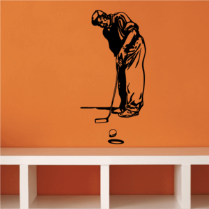 Golfer Wall Decal - Vinyl Decal - Car Decal - CDS072 Buy Cheap Huge Surprise