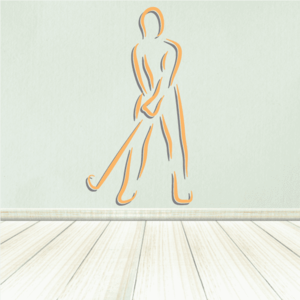 Golfer Wall Decal - Vinyl Sticker - Car Sticker - Die Cut Sticker - CDSCOLOR031 Shipping Outlet Store Online
