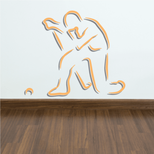 Golfer Wall Decal - Vinyl Sticker - Car Sticker - Die Cut Sticker - CDSCOLOR033 Outlet Countdown Package