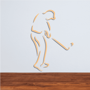 Golfer Wall Decal - Vinyl Sticker - Car Sticker - Die Cut Sticker - CDSCOLOR015 Sale Classic