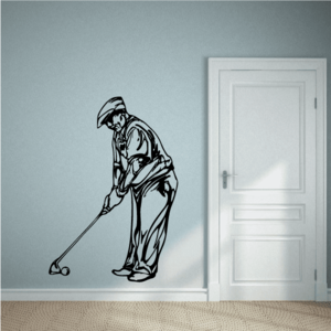 Golfer Wall Decal - Vinyl Decal - Car Decal - CDS059 Latest Collections Online