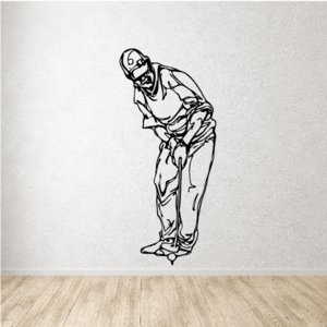 Golfer Wall Decal - Vinyl Decal - Car Decal - CDS061 Low Shipping Cheap Pice