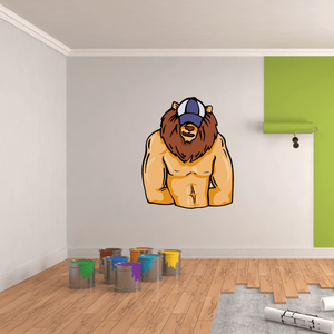 Sports Mascot Wall Decal - Vinyl Sticker - Car Sticker - Die Cut Sticker - CDSCOLOR038 Official Sale Online