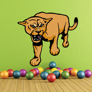 Sports Mascot Wall Decal - Vinyl Sticker - Car Sticker - Die Cut Sticker - CDSCOLOR058 Clearance Perfect
