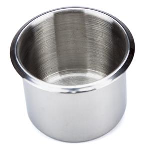 Small Standard Stainless Steel Drop In Cup Holder Classic