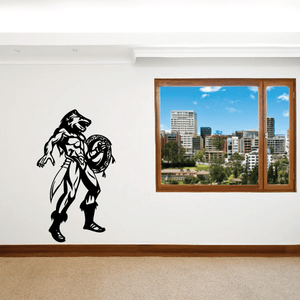 Sports Mascot Wall Decal - Vinyl Decal - Car Decal - SM048 Cheap Pice