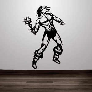 Sports Mascot Wall Decal - Vinyl Decal - Car Decal - SM045 Huge Surprise For Sale