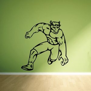 Sports Mascot Wall Decal - Vinyl Decal - Car Decal - SM039 Discount Tumblr