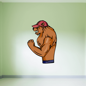 Sports Mascot Wall Decal - Vinyl Sticker - Car Sticker - Die Cut Sticker - CDSCOLOR040 Sale Purchase