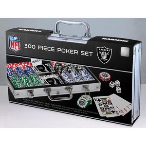 Las Vegas Raiders 300 Piece Poker Set Sale 100% Original