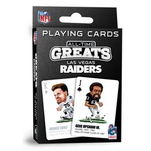 Las Vegas Raiders All-Time Greats Playing Cards - 54 Card Deck For Sale Official Site