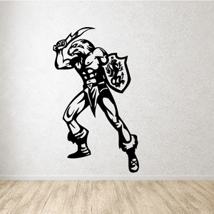 Sports Mascot Wall Decal - Vinyl Decal - Car Decal - SM044 Countdown Package
