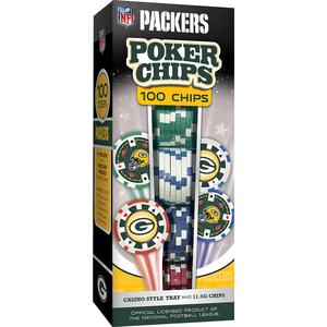 Green Bay Packers 100 Piece Poker Chips Buy Cheap Get Authentic