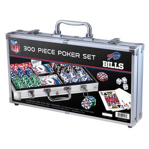 Buffalo Bills 300 Piece Poker Set Cheap Sale New