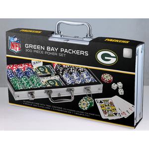 Green Bay Packers 300 Piece Poker Set Best Sale Online