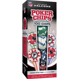 Atlanta Falcons 100 Piece Poker Chips Get To Buy