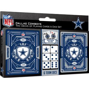 Dallas Cowboys - 2-Pack Playing Cards & Dice Set Shop Offer Online