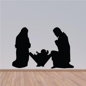 Jesus Mary and Joseph Nativity Decal Sale Ebay