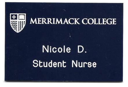 Name Pin - Merrimack College Sale Tumblr