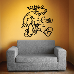 Sports Mascot Wall Decal - Vinyl Decal - Car Decal - SM024 Get Authentic Cheap Pice