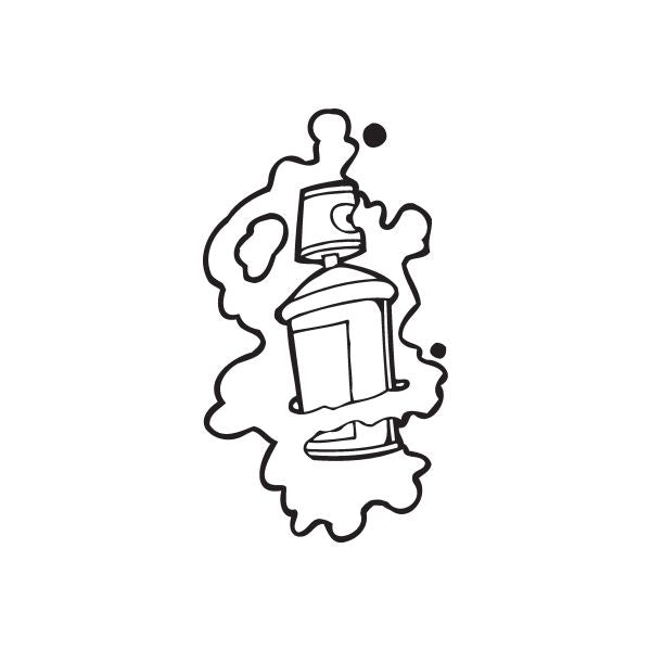 Graffiti Misty Spray Can Decal Sale In China
