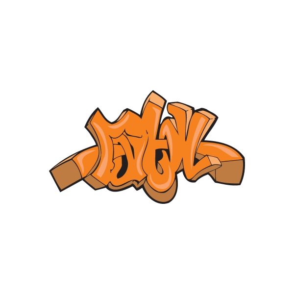 Graffiti Wall Decal - Vinyl Sticker - Car Sticker - Die Cut Sticker - DC 042 Amazon Footaction