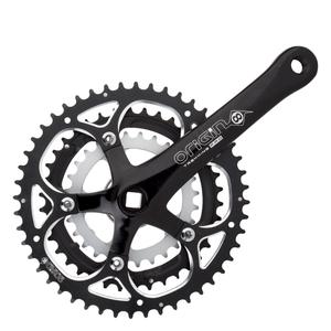 Trekking 175x48/38/28 113 SQR JIS crankset black Cheap Sale Finishline