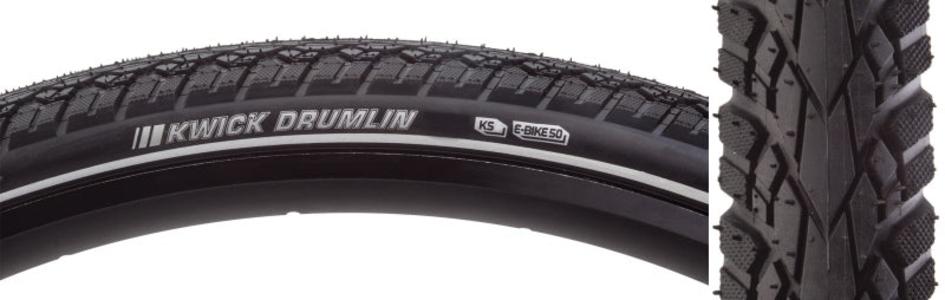Kwick Drumlin Tire - 26 x 2 Clincher Wire Black/Reflective 60tpi KS Low Cost Cheap Online