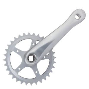 Alloy Single Speed 152x32 113 SQR JIS crankset silver Free Shipping Best