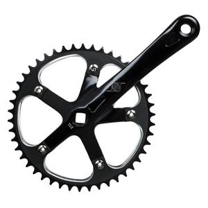 Track/SS 165x46 103mm JIS Square Taper crankset black/black Very Cheap Cheap Online