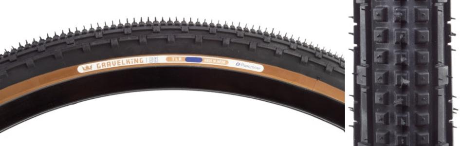 GravelKing SK Tire - 700 x 28 Clincher Folding Black/Brown Clearance Sast