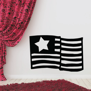 Star America Flag Decal Sale Supply