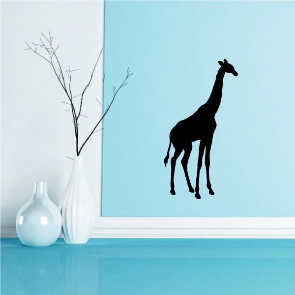 Standing Silhouette Giraffe Decal Cheap Nicekicks