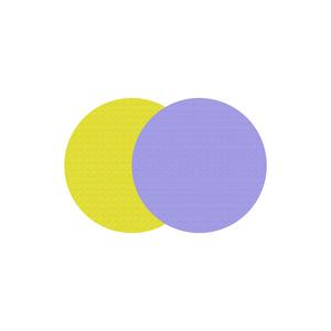 BULLSEYE THIN BLACK-  YELLOW/PURPLE Factory Outlet