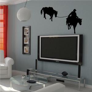 Horse Drawn by Riding Cowboy Decal Cheap Manchester Great Sale